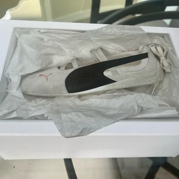 Puma Black Ballet Sneakers - Picture 6 of 8